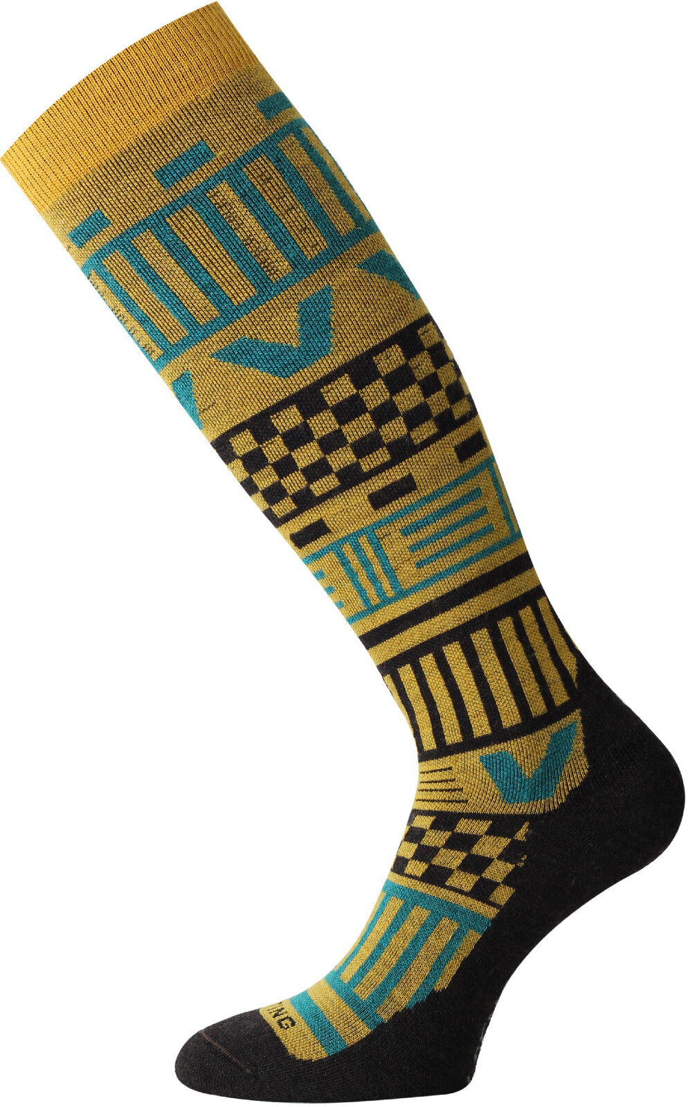 Lasting merino lyžařské podkolenky SLA 200 hořčicové Velikost: S