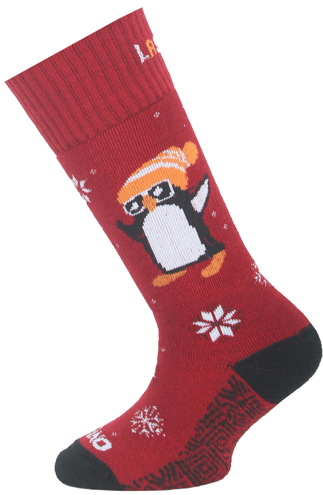 Lasting dětské merino lyžařské ponožky SJT 304 červená Velikost: XXS 8596445237931