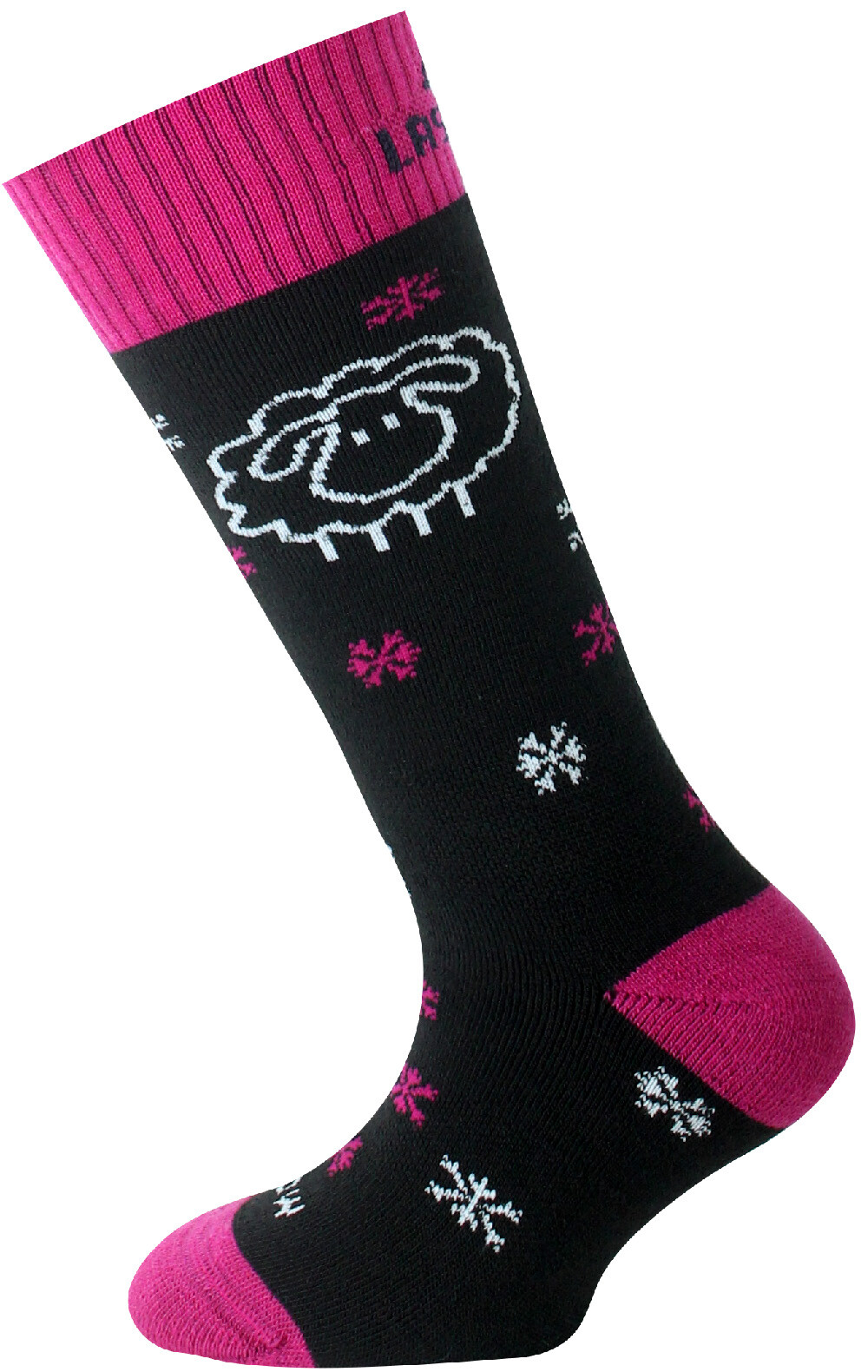 Lasting dětské merino lyžařské ponožky SJW 948 černé Velikost: XXS 8596445239256