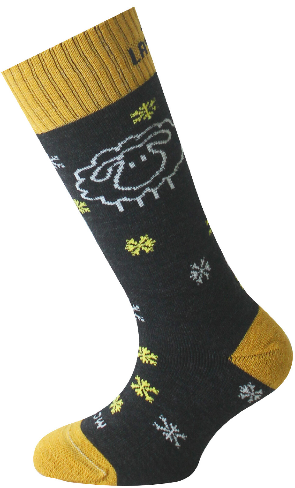 Lasting dětské merino lyžařské ponožky SJW 921 černé Velikost: XXS 8596445237757