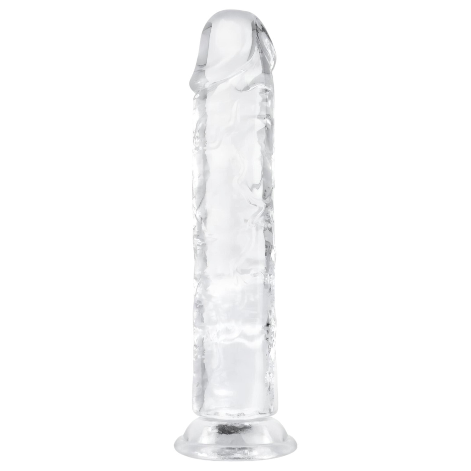 EasyToys - gelové dildo - 18cm (průhledné)