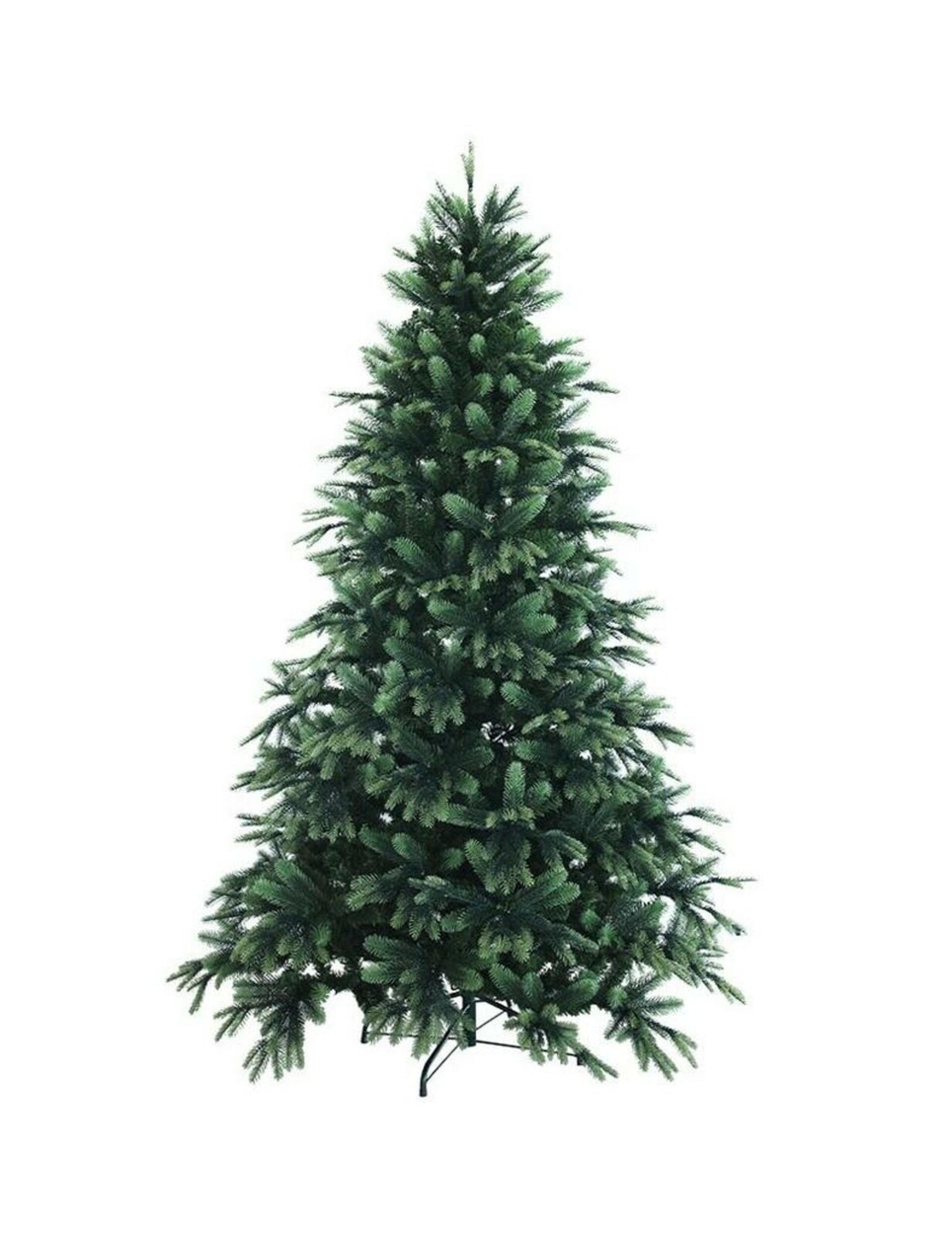 DecoLED Umělý vánoční stromeček 210 cm, jedle Newada a 2D a 3D jehličím