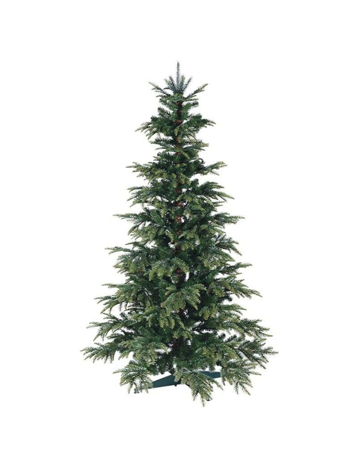 DecoLED Umělý vánoční stromek 180 cm, smrček Tajga s 2D jehličím