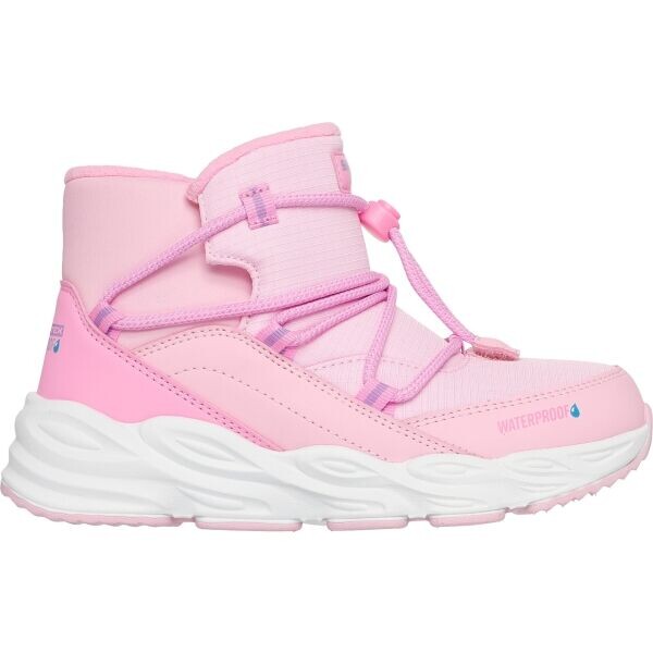 Skechers TURBO TREAD Dětská zimní obuv, růžová, velikost