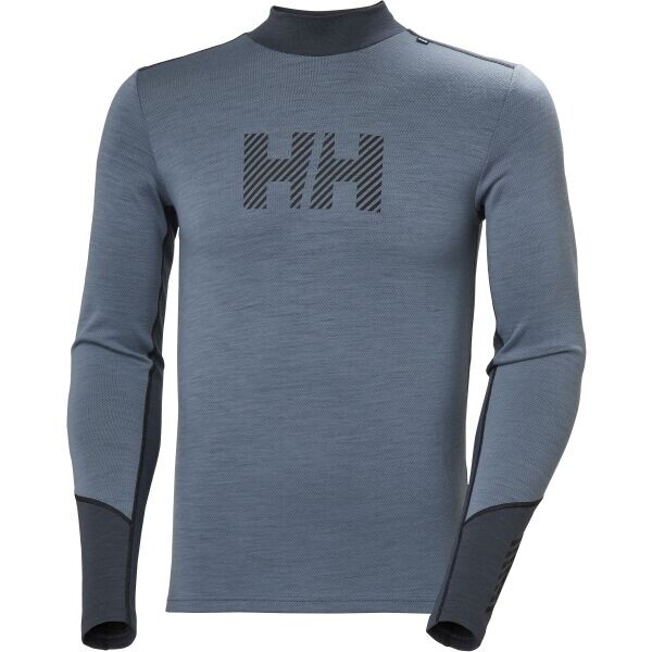 Helly Hansen LIFA MERINO MIDW LOG Pánská střední vrstva, tmavě modrá, velikost
