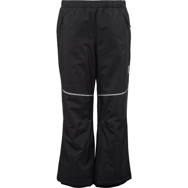 Lewro DARAN Voděodolné dětské zateplené kalhoty, černá, velikost 140-146