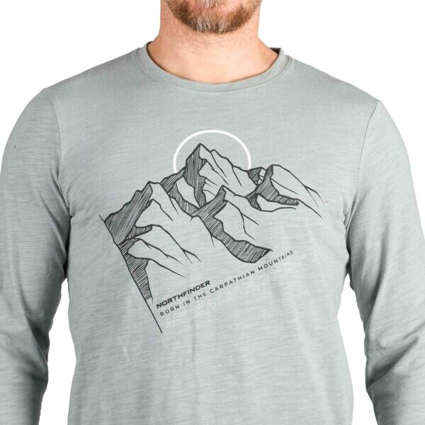 Northfinder DARU Pánské tričko, světle zelená, velikost