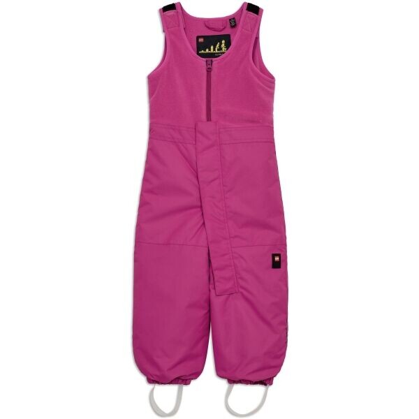 LEGO® kidswear LWPUELO 701 Dětské lyžařské kalhoty, růžová, velikost