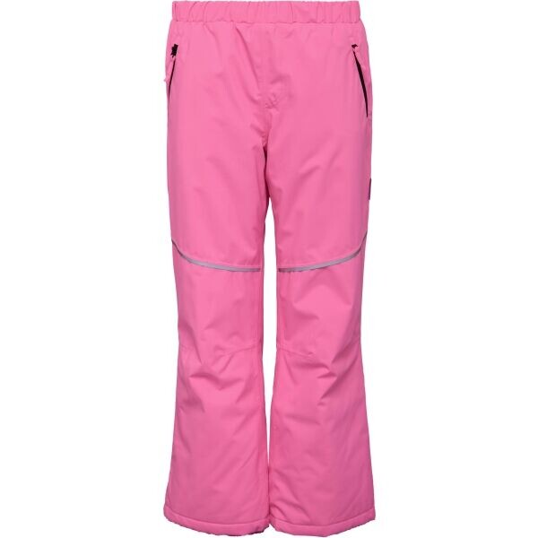 Lewro DARAN Voděodolné dětské zateplené kalhoty, růžová, velikost 140-146