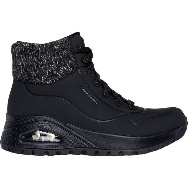 Skechers UNO RUGGED - DARLING DAYS Dámská zateplená obuv, černá, velikost