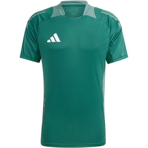 adidas TIRO24 TRAINING JERSEY Fotbalový dres, tmavě zelená, velikost