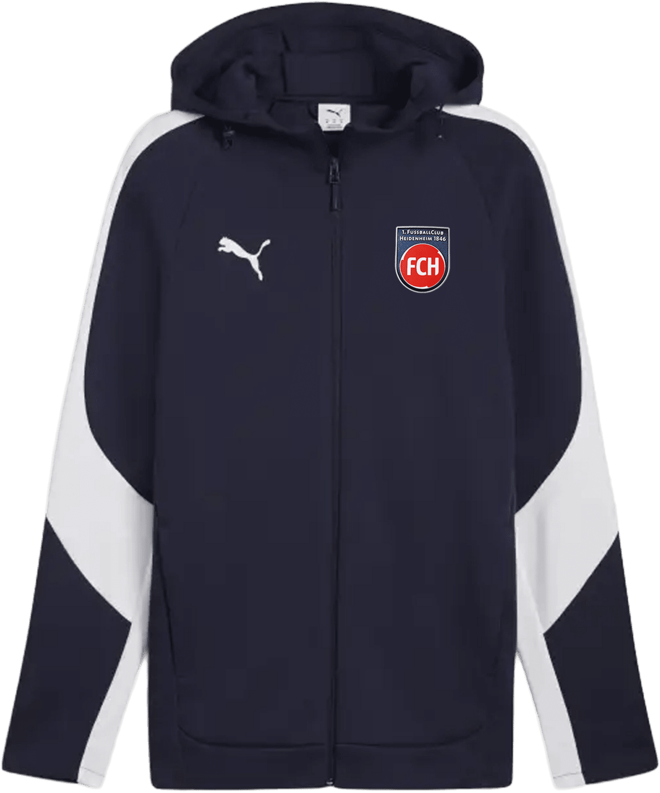 Mikina s kapucí Puma  1.FC Heidenheim Hoody