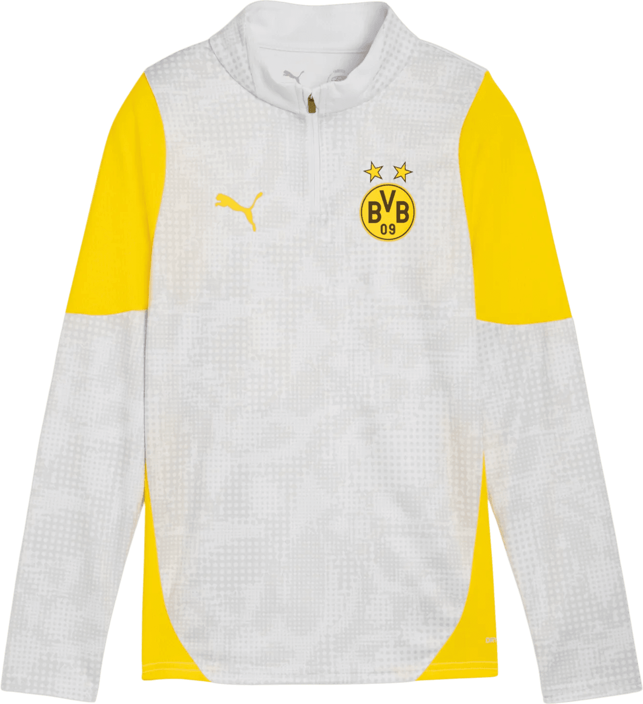Triko s dlouhým rukávem Puma  Borussia Dortmund Training 1/4 Zip Top Jr 2025/26