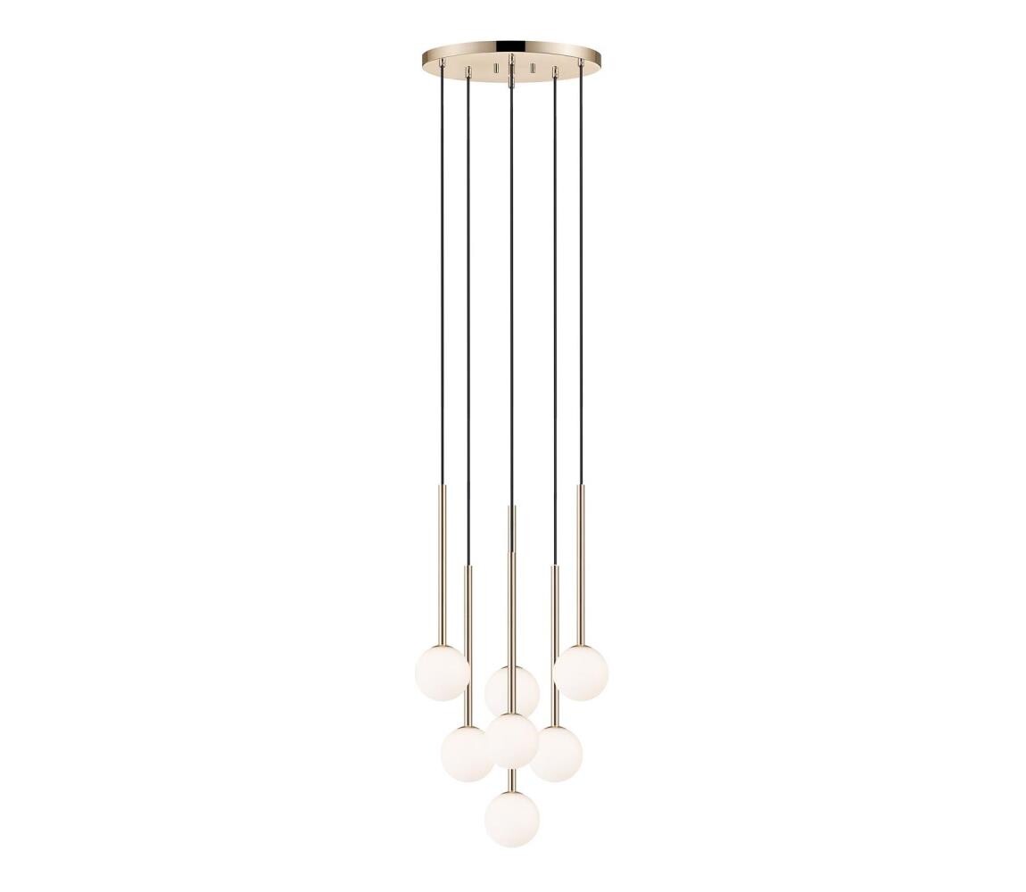 Zuma Line P0574-07F-F7AA - Lustr na lanku ARCTURUS 7xG9/4W/230V zlatá P0574-07F-F7AA