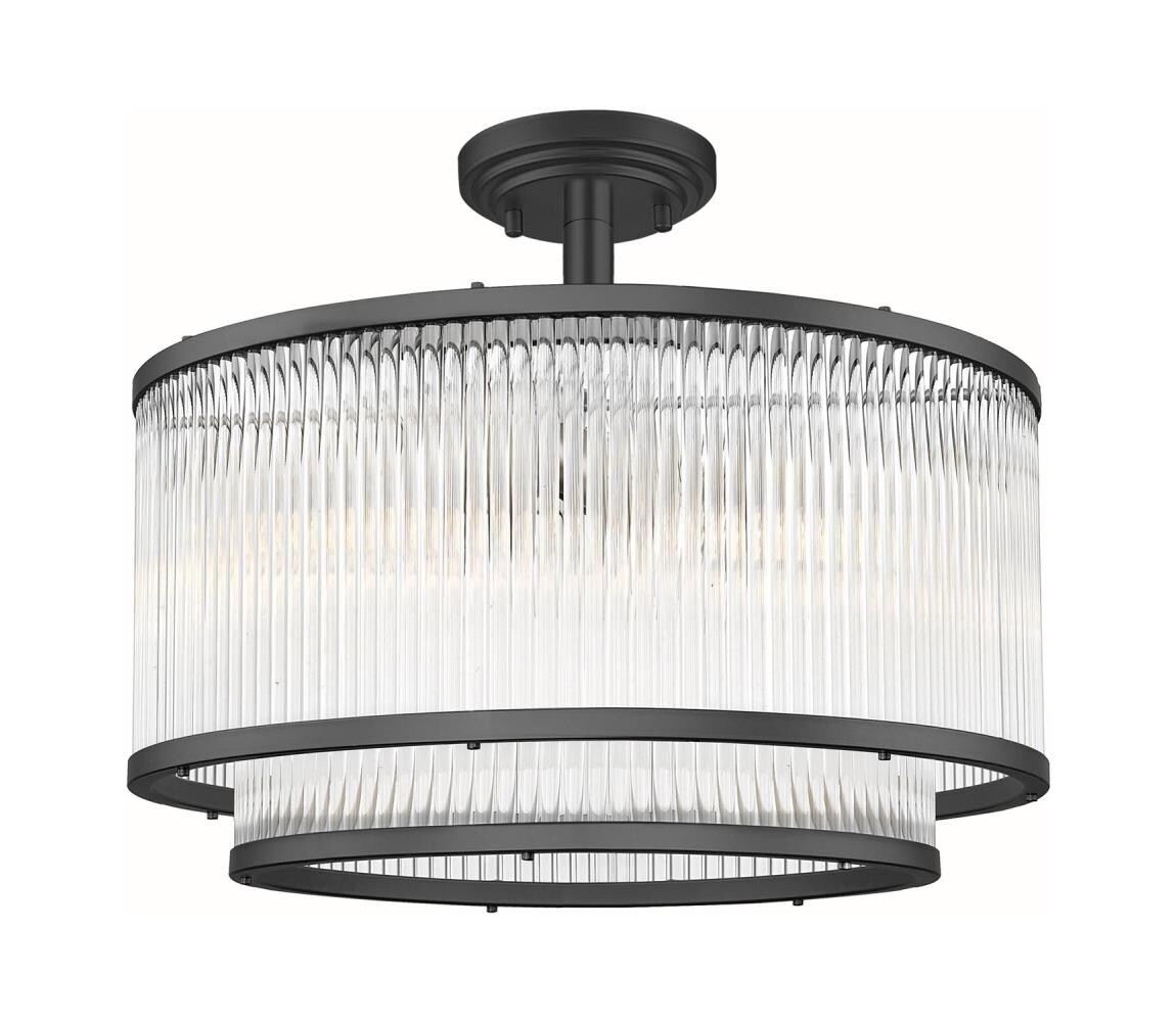 Zuma Line C0528-05H-P7AC - Lustr na tyči SERGIO 5xE14/60W/230V černá C0528-05H-P7AC