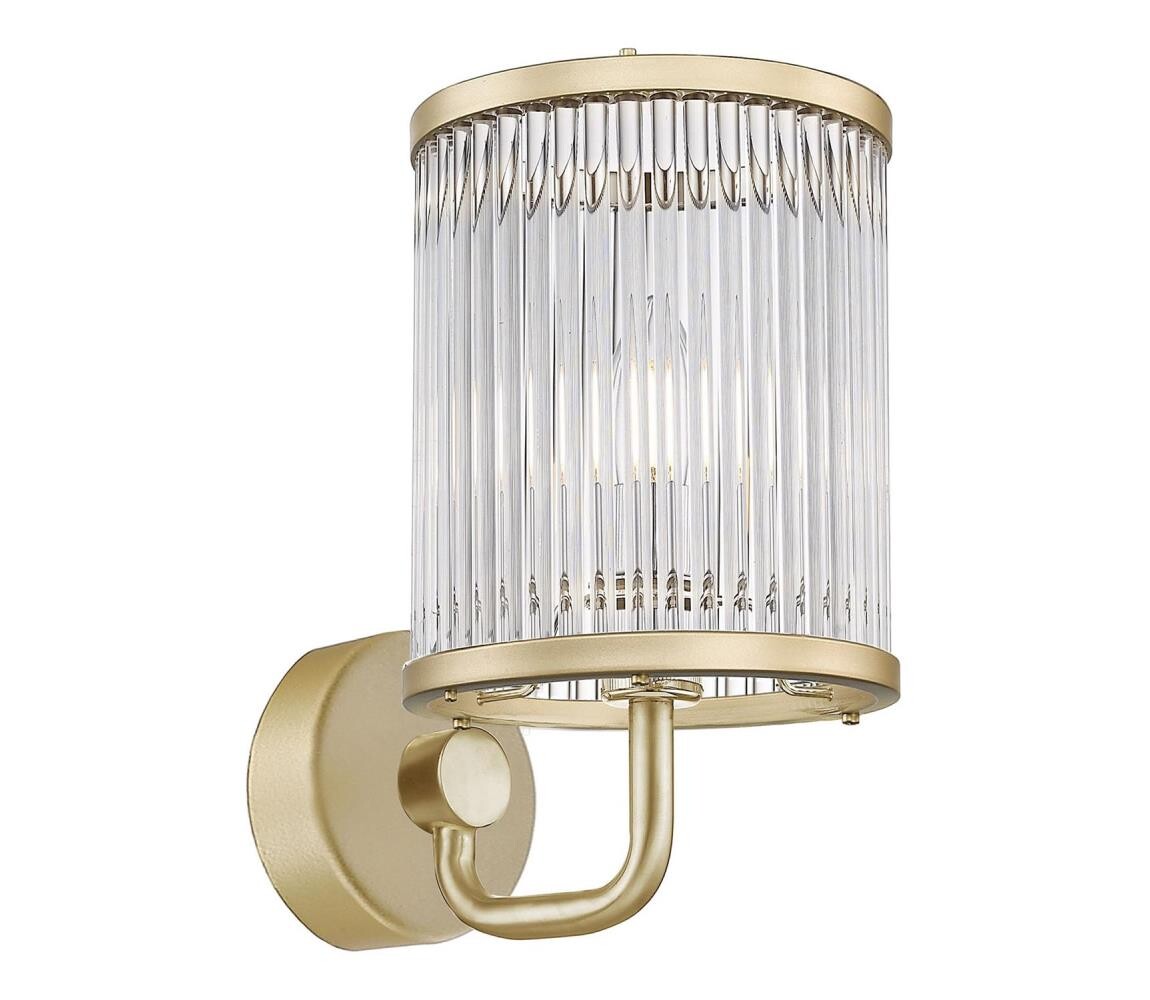 Zuma Line W0528-01F-V6AC - Nástěnná lampa SERGIO 1xE14/60W/230V zlatá W0528-01F-V6AC