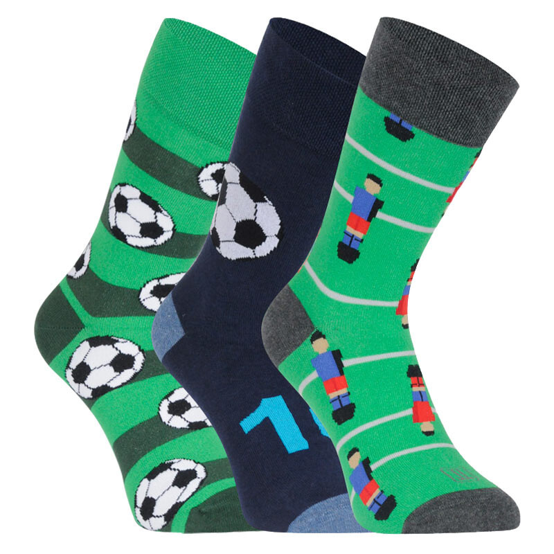 3PACK veselé ponožky Lonka vícebarevné (Debox mix D) M