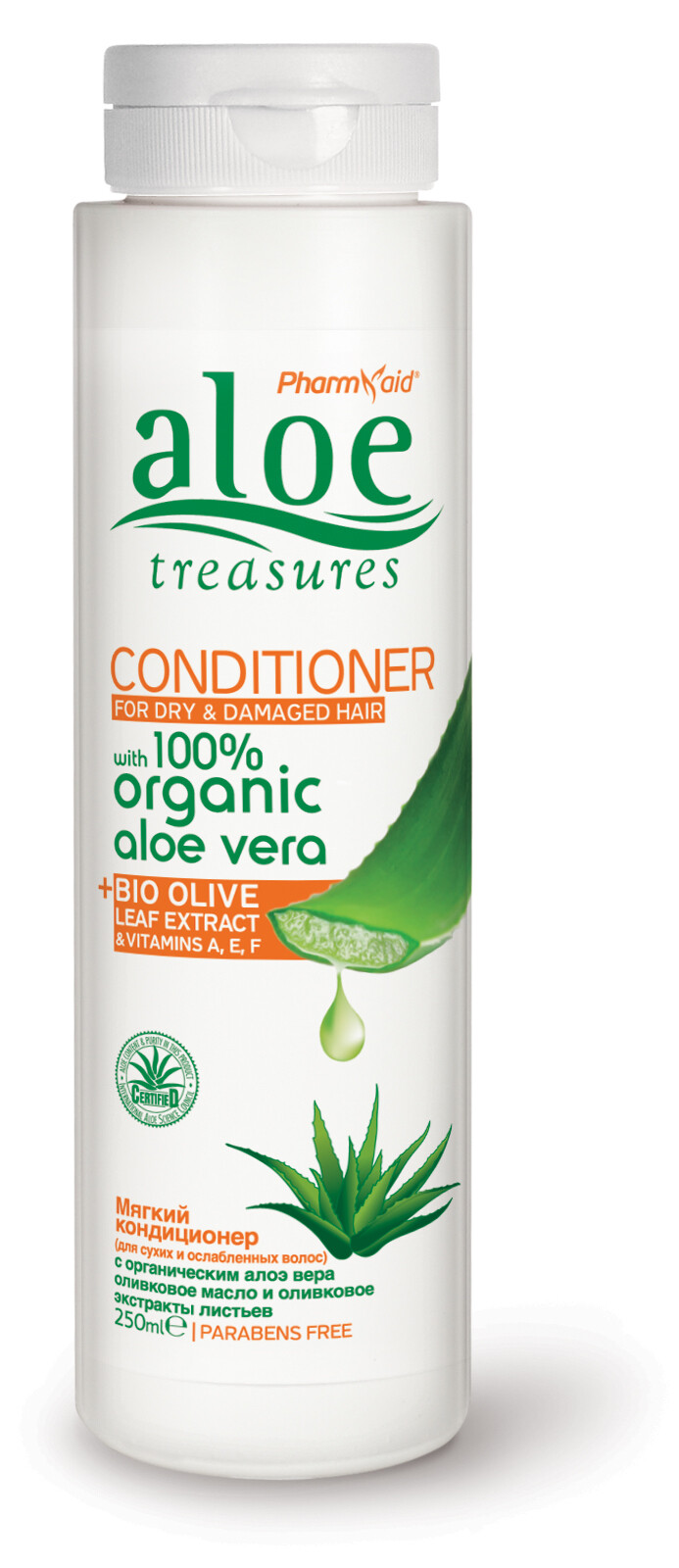 Aloe Treasures Obnovující kondicionér s aloe vera pro suché vlasy (250 ml)