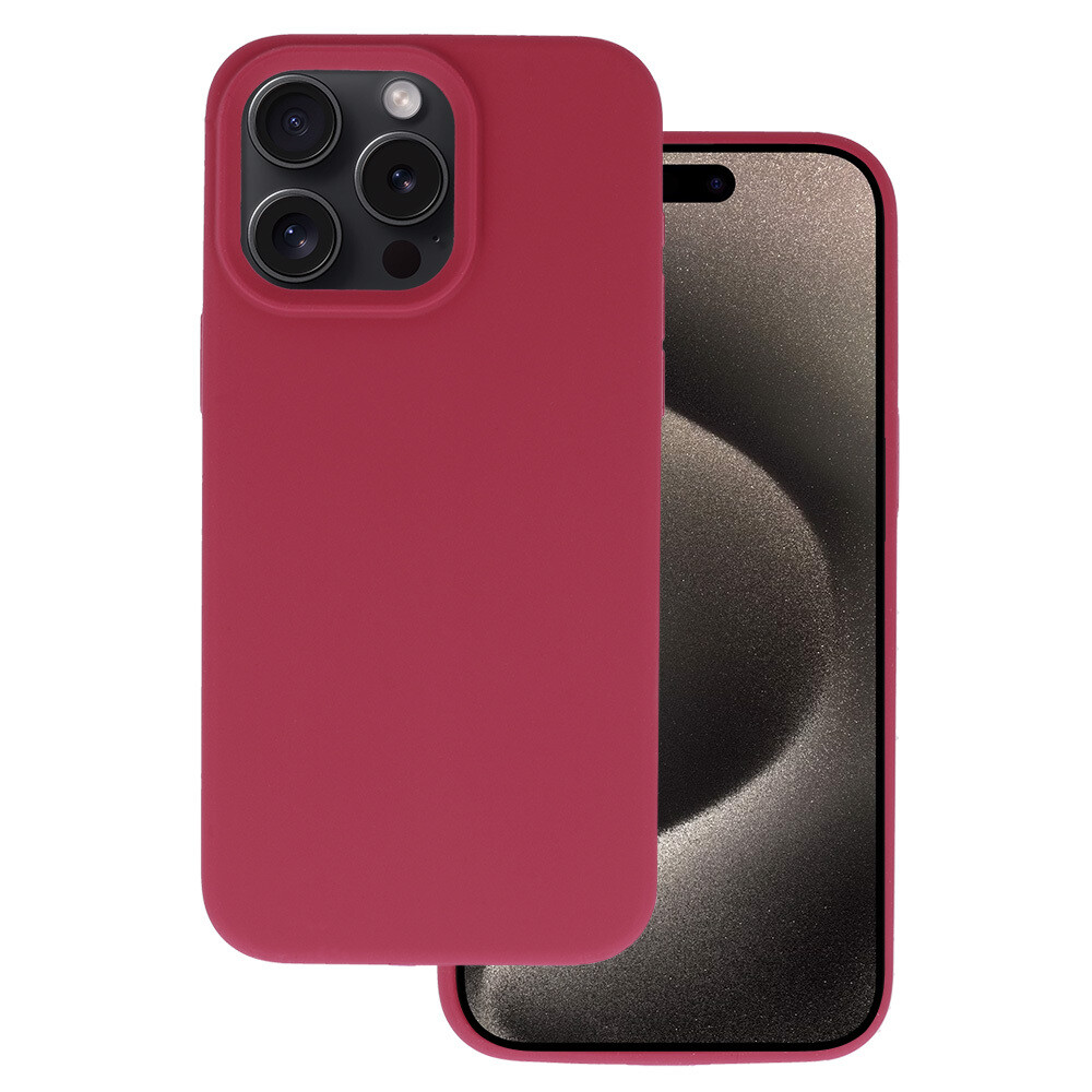 Zadní kryt Silicone Lite pro iPhone 17 Pro burgundy