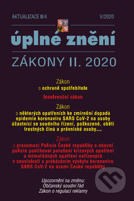 Aktualizace II/4 2020 - Zákon o ochraně spotřebitele, Insolvenční zákon - Kolektiv autorů