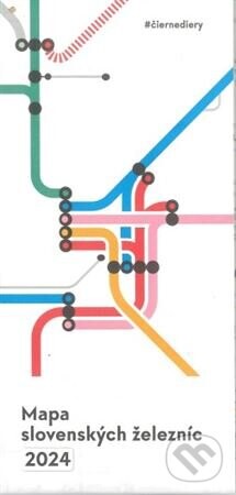 Mapa slovenských železníc 2024 - Peter Šimko