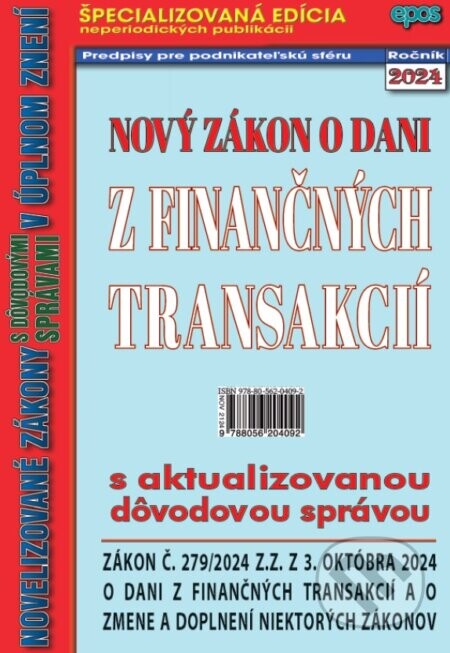 Nový zákon o dani z finančných transakcií - Epos