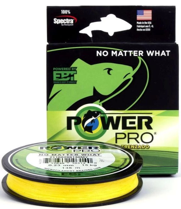 Pletenka Power Pro HI-VIS Yellow - 0.10mm / 135m / 5kg