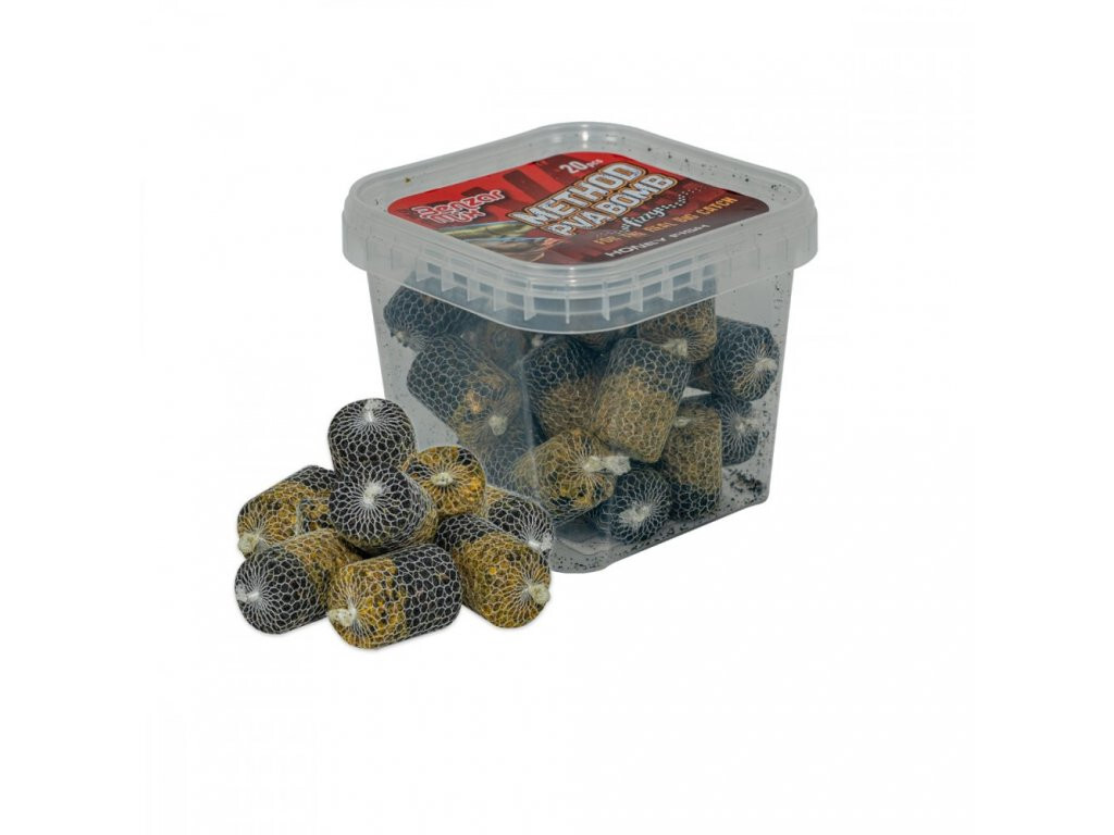 BENZAR MIX - Method PVA Bomb - JAHODA RYBA 20ks