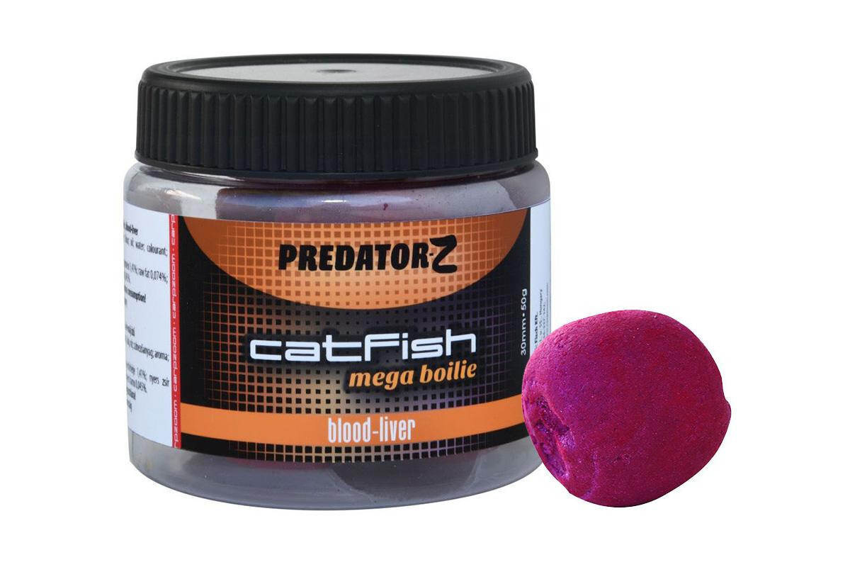 Carp Zoom Boilie Catfish Mega Boilie 50 g / 30mm - BLOOD FISH