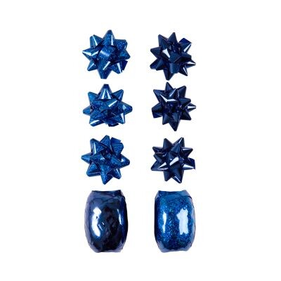 Set kokard a stuh - Zlato-červený s potiskem Albi