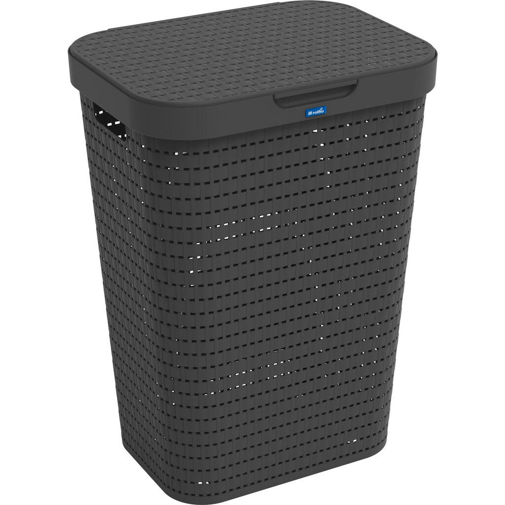 Rotho KOŠ NA ŠPINAVÉ PRÁDLO, černá