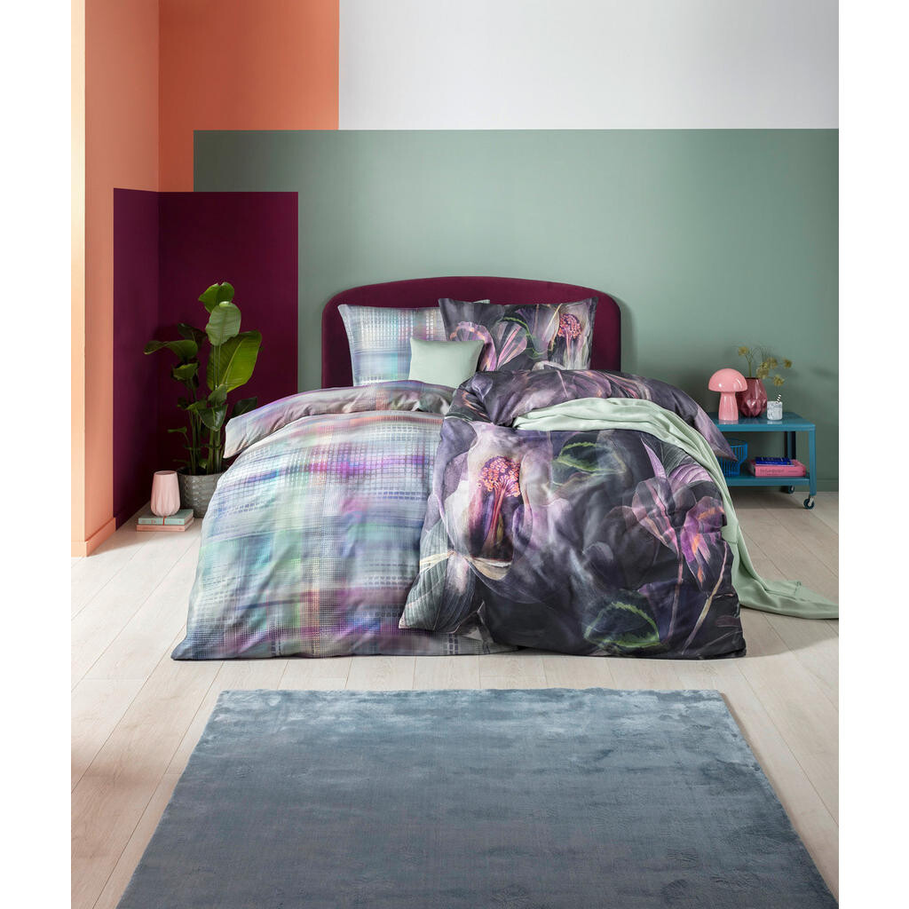 Estella POVLEČENÍ, interlock jersey, červená, 140/200 cm