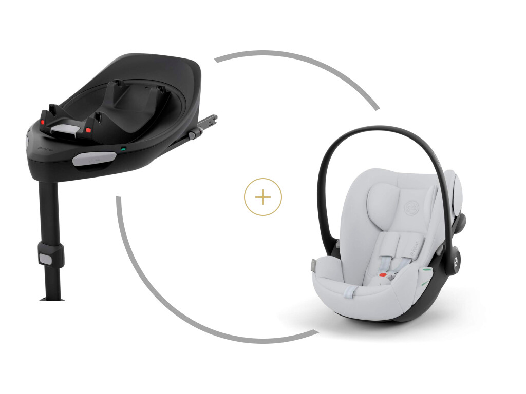 Cybex set CLOUD G I-SIZE fog grey + Base G