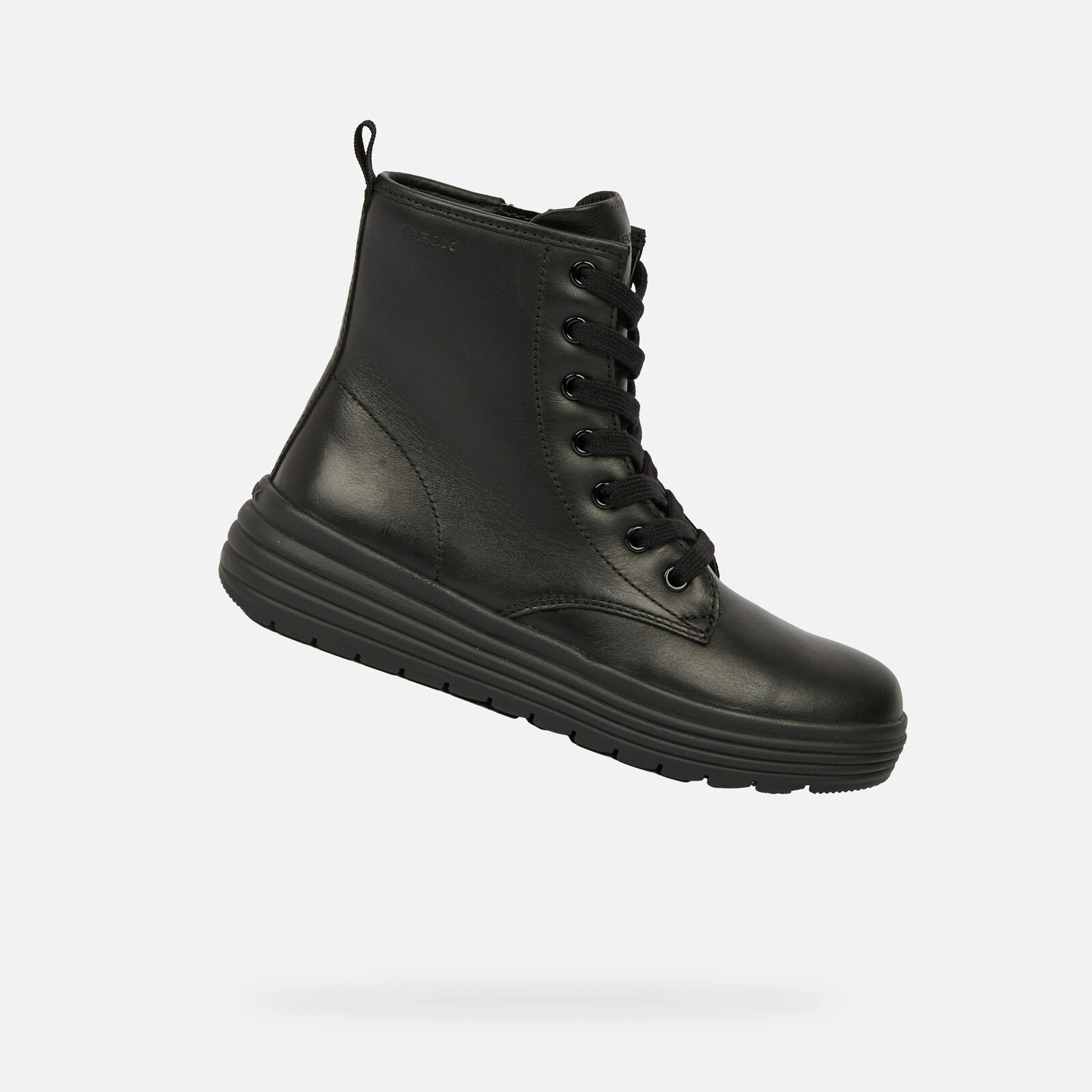 Černá dívčí kotníková obuv Geox Phaolae Girl - Holky