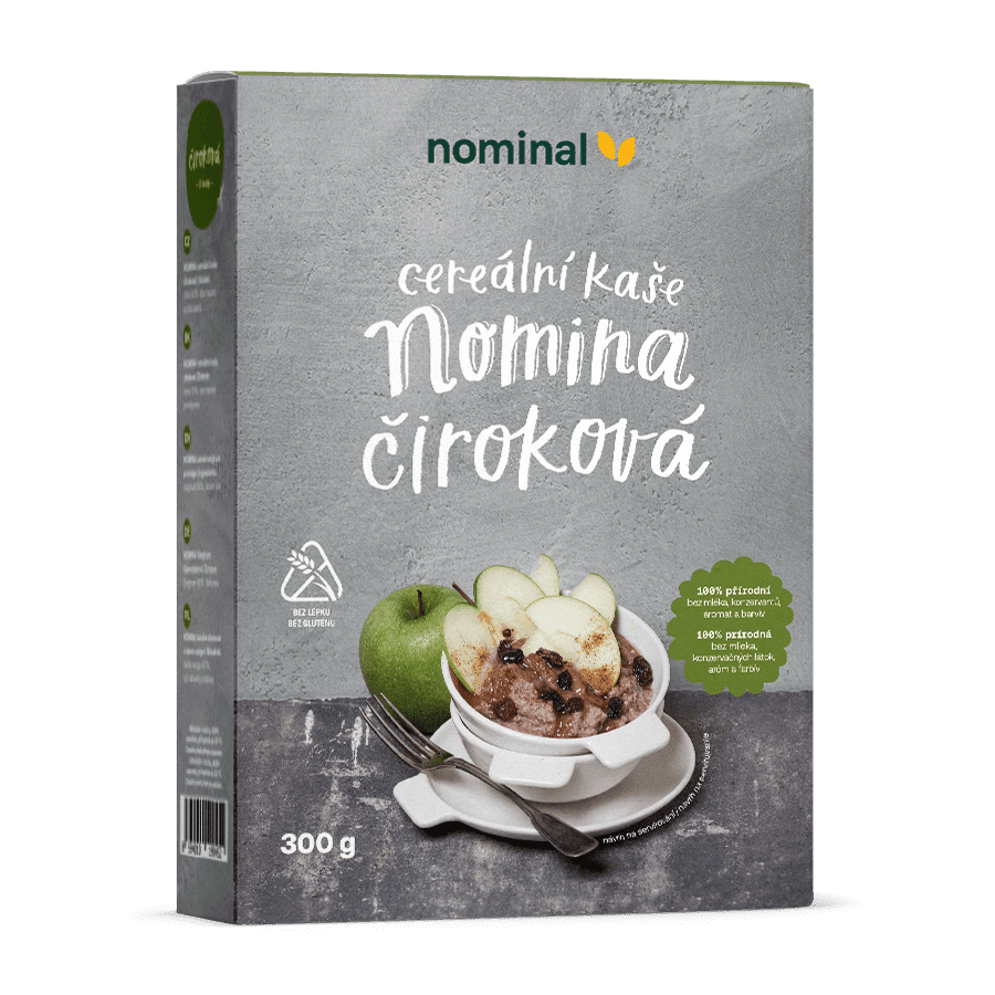 NOMINAL cereální kaše čiroková 300 g DMT 10/2025
