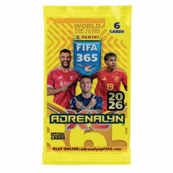Fotbalové karty Panini FIFA 365 2025/2026 Adrenalyn - balíček