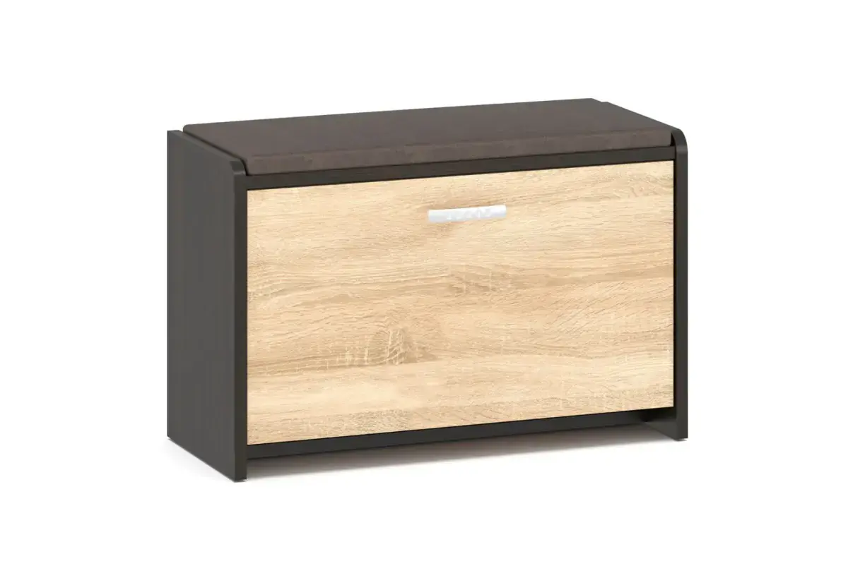 Casarredo Výklopný botník OLIVELA - dub sonoma/wenge