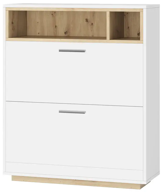 Casarredo Výklopný botník LAMTAR - dub artisan/bílá