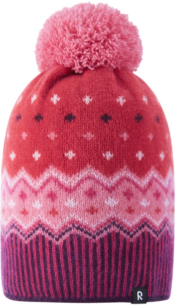 Dětská zimní čepice reima pohjoinen růžová 56-58
