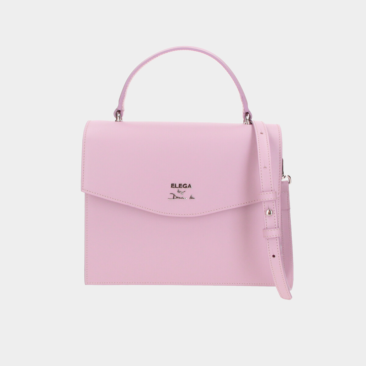 ELEGA Kabelka Chiclet lila/stříbro