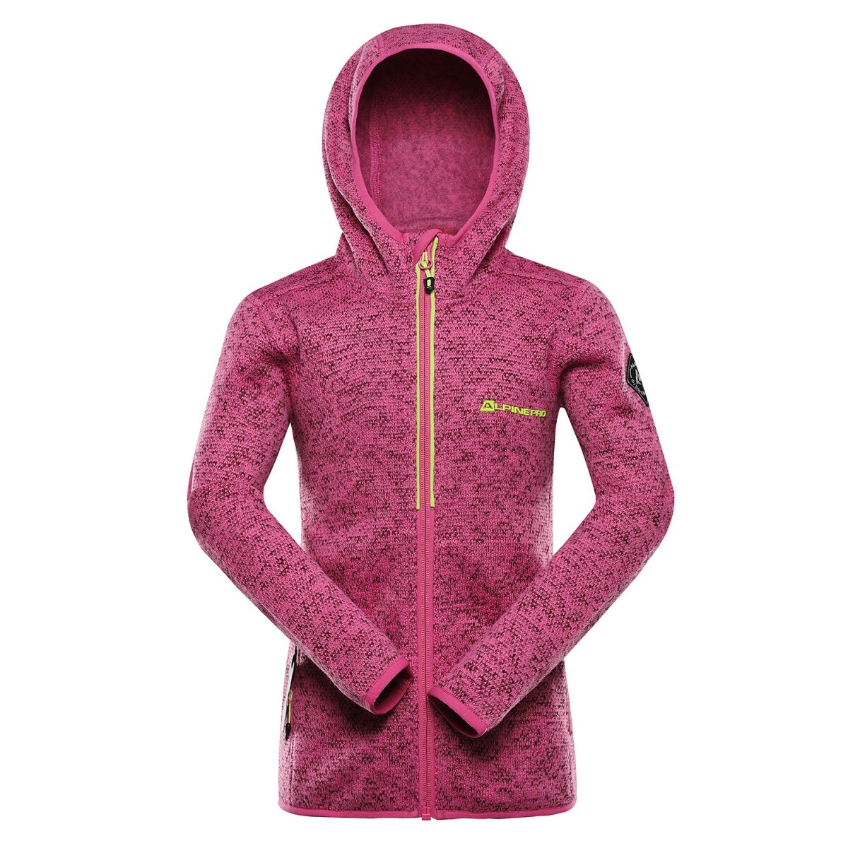 Dětský hřejivý svetr na zip alpine pro zego 2 růžová 140-146