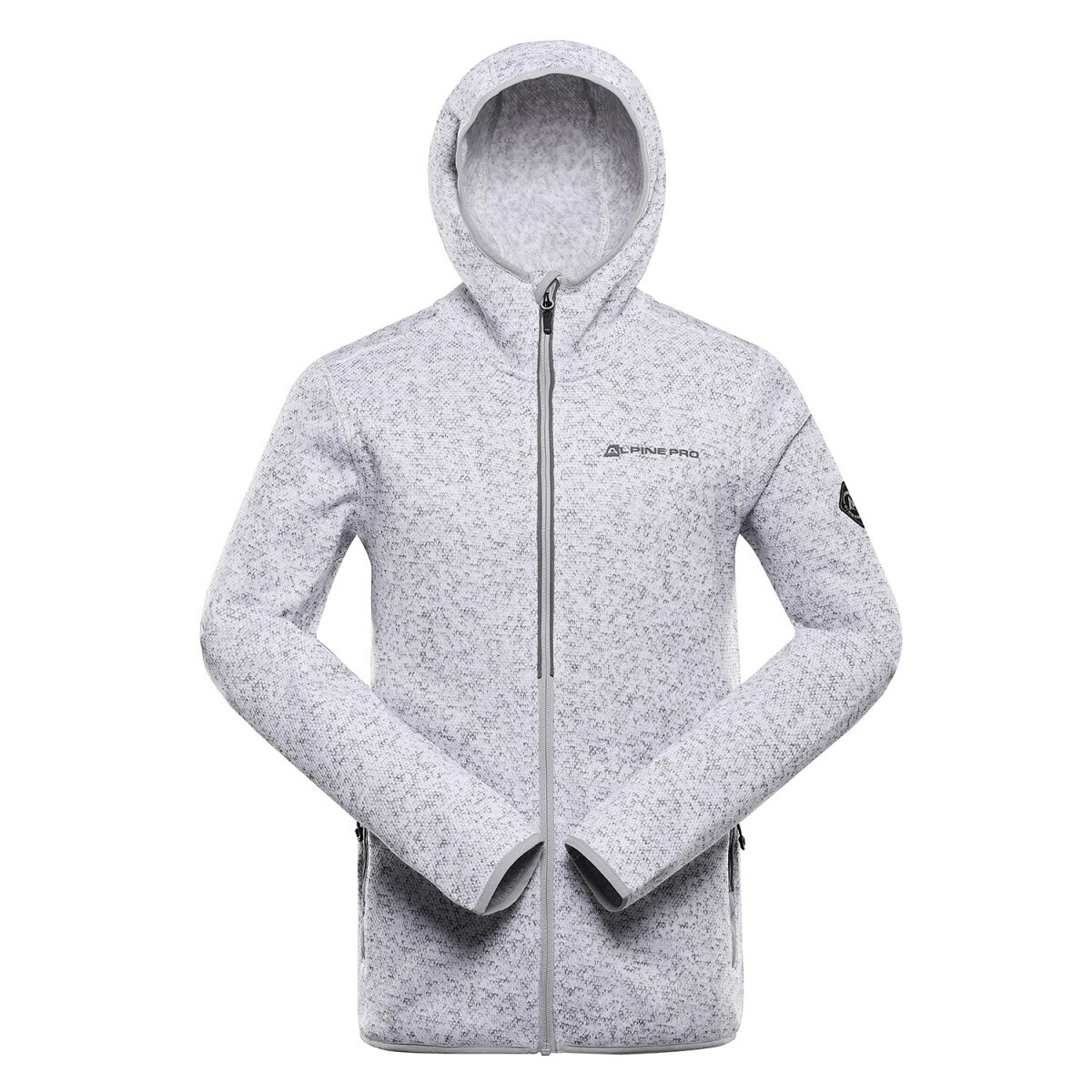 Pánský hřejivý svetr na zip alpine pro zeg 2 bílá xl