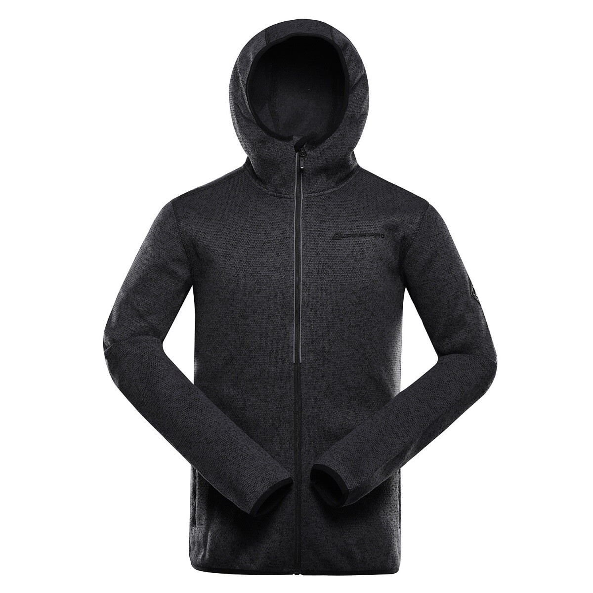 Pánský hřejivý svetr na zip alpine pro zeg 2 černá s