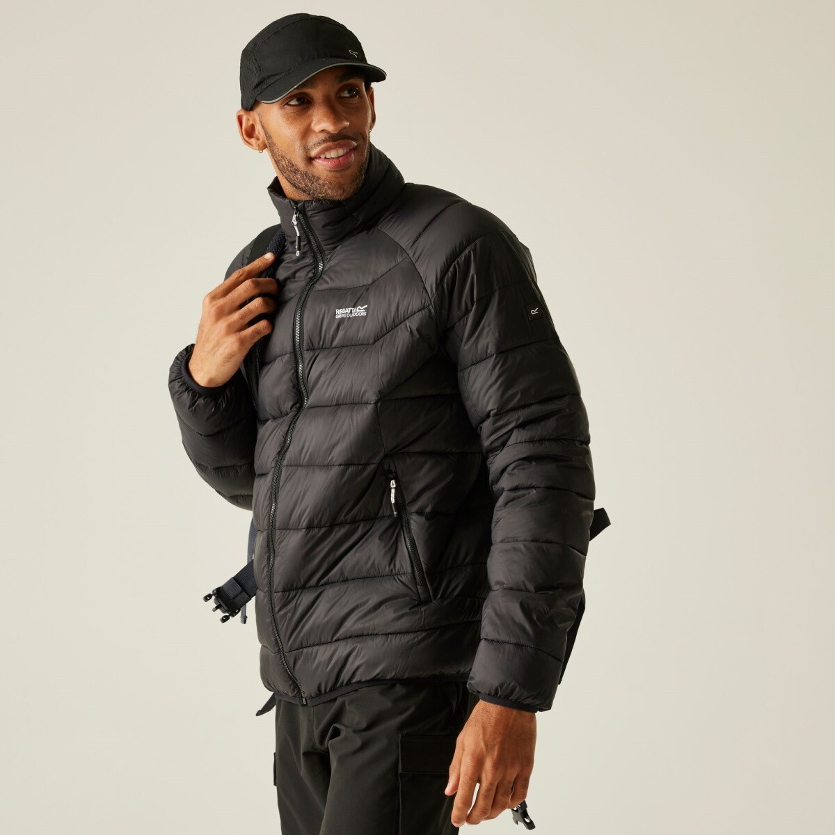 Pánská prošívaná bunda regatta dalent černá m