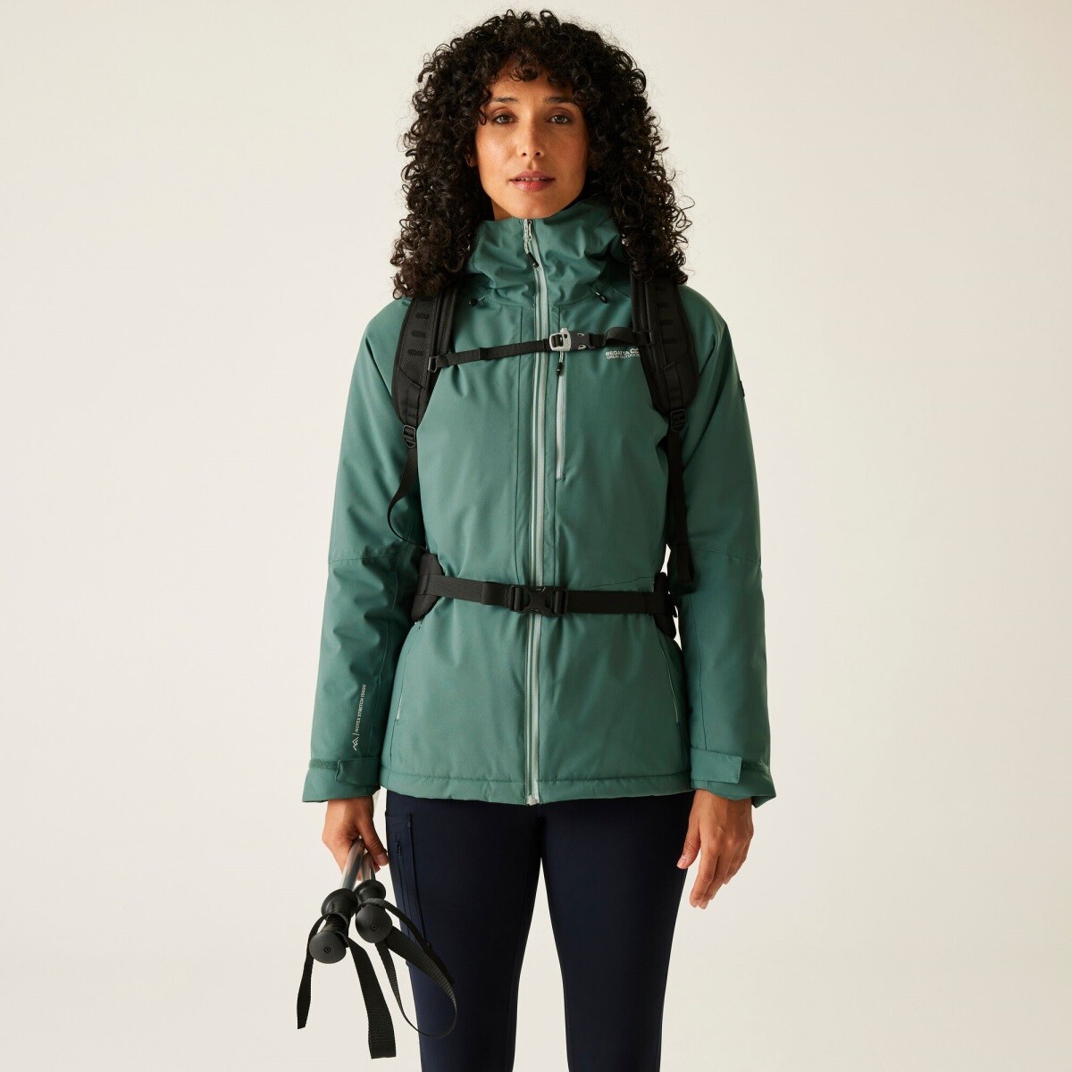 Dámská bunda regatta highton zelenošedá 36