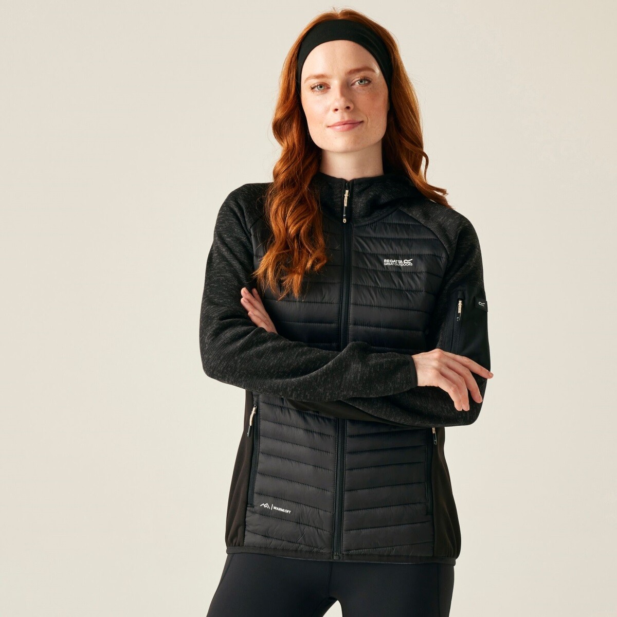 Dámská hybridní bunda regatta newhill černá 34