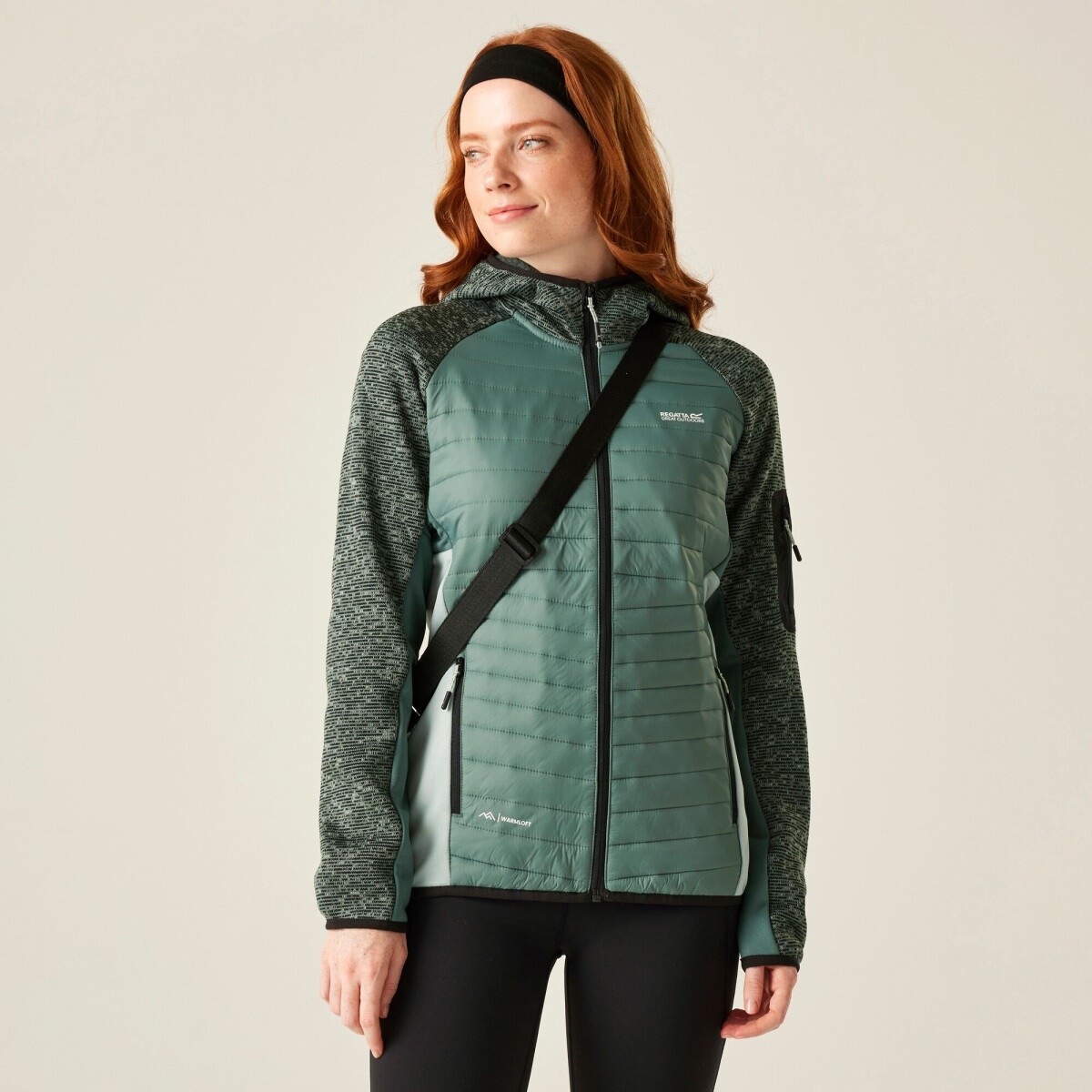 Dámská hybridní bunda regatta newhill tmavě tyrkysová 34