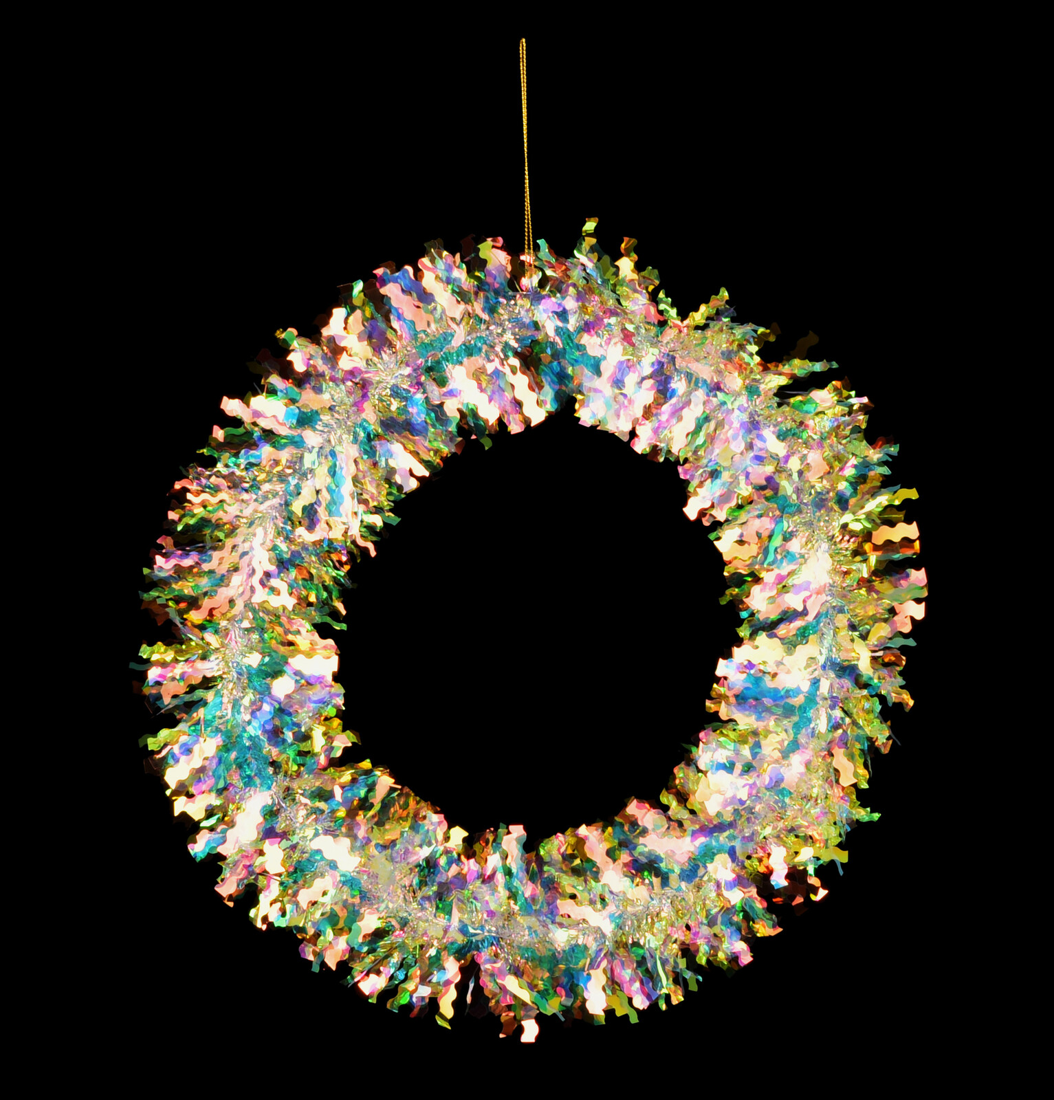 BRILANTINO | duhový dekorační věnec | perleťový lesk | Ø 33 cm