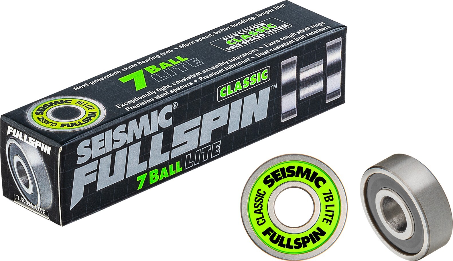 Seismic - Fullspin 7-Ball Lite Classic - ložiska (8 kusů)