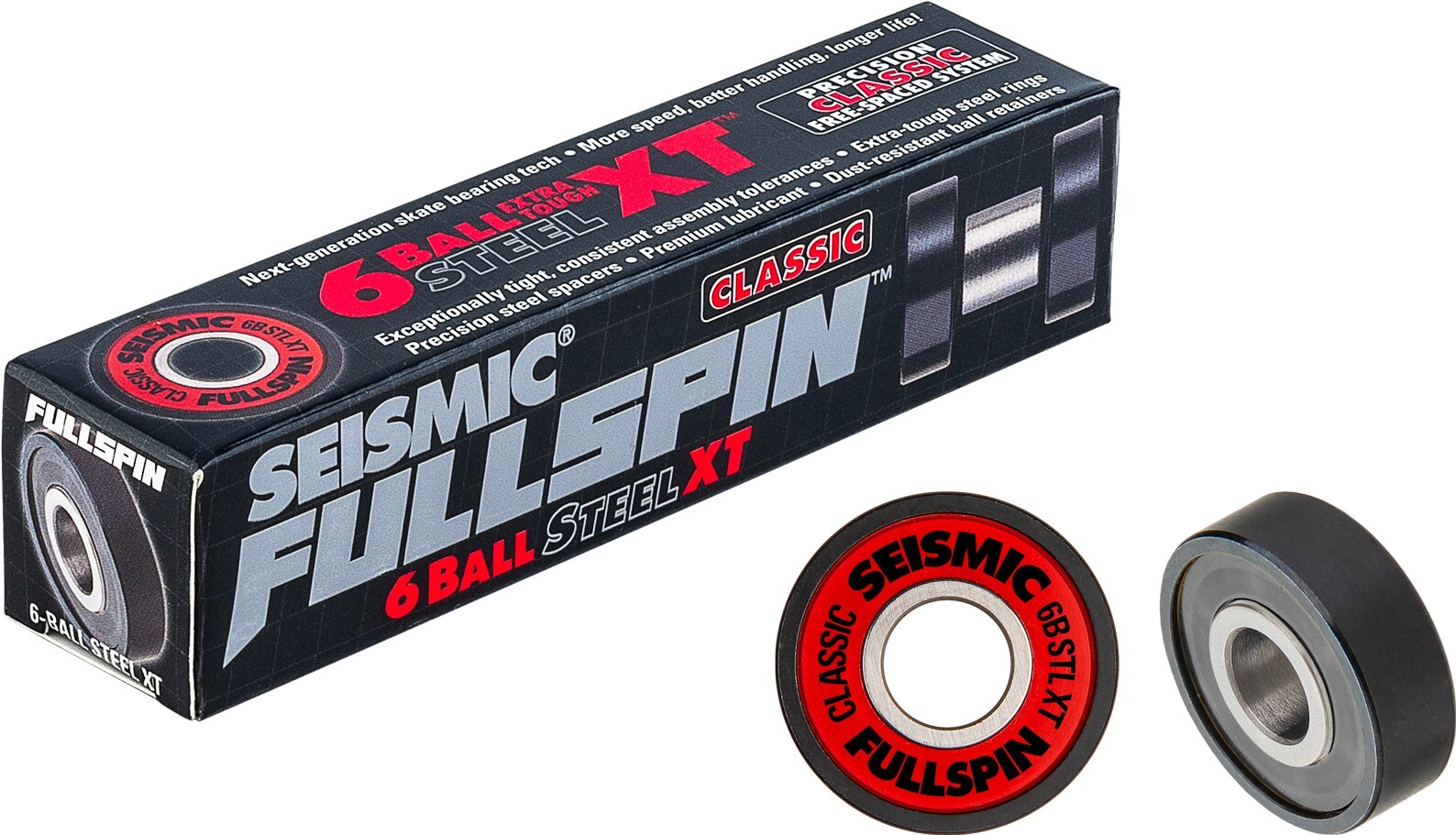 Seismic - Fullspin 6-Ball Steel XT Classic Bearings - ložiska (8 kusů)
